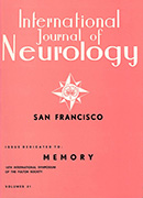 International Journal of Neurology Magazine / Toxic Diseases of the Nervous System